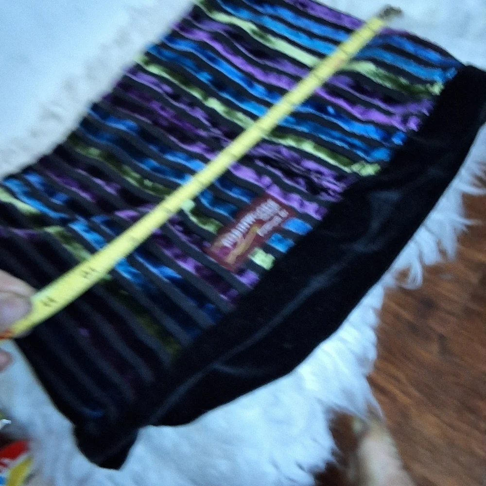 Jewel Tones Robinwood Designs Striped Short Infinity Muffler/ Scarf